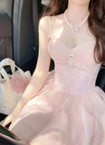 Niulatu A Line Spaghetti Straps Chiffon Lace Short Homecoming Dress 18th Birthday Outfits HZ1110