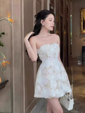 Niulatu A Line Strapless 18th Birthday Dress Short Homecoming Dresses HZ1110