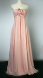 Niulatu A Line Sweetheart Satin With Flower Long Prom Dresses Formal Dress HZ1110