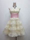 Niulatu 16th Ball Gown Strapless Lace Short Homecoming Dress Birthday Outfits HZ1110