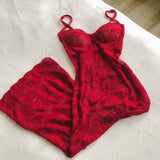 Niulatu Red Mermaid Spaghetti Straps Lace Beads Long Prom Dresses Formal Dress HZ1110