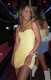 Niulatu A Line Spaghetti Straps Pastel Yellow Sequin Short Homecoming Dress 18th Birthday Outfits HZ1110
