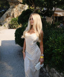 Niulatu Mermaid Spaghetti Straps Sequin Long Prom Dress,Formal Dress HZ1110