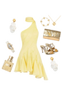 Niulatu Yellow A Line Halter Satin Short Homecoming Dress 18th Birthday Outfits HZ1110