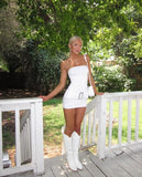 Niulatu Mermaid Strapless Satin Short Homecoming Dress 21th Birthday Outfits HZ1110