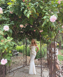 Niulatu Mermaid Off The Shoulder Satin Ruffle Slit Long Prom Dress,Formal Dress HZ1110