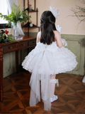 Niulatu Ball Gown Halter Tulle Flower Girl Dress HZ1110