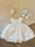 Niulatu Cute A Line Satin Flower Girl Dress HZ1110