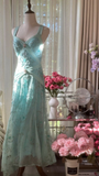 Niulatu Mermaid Sweetheart Chiffon Sequin Beaded Long Prom Dress, Evening Dress HZ1110