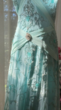 Niulatu Mermaid Sweetheart Chiffon Sequin Beaded Long Prom Dress, Evening Dress HZ1110