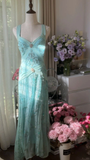 Niulatu Mermaid Sweetheart Chiffon Sequin Beaded Long Prom Dress, Evening Dress HZ1110
