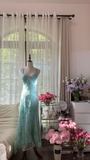 Niulatu Mermaid Sweetheart Chiffon Sequin Beaded Long Prom Dress, Evening Dress HZ1110