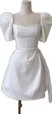 Niulatu A Line Short Sleeves Homecoming Dress Birthday Outfits HZ1110