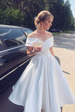 Niulatu Off-shoulder Tea-Length Prom Dresses HZ1110
