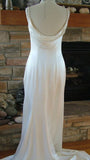 Niulatu White Mermaid Straps Sequin Long Wedding Dresses HZ1110