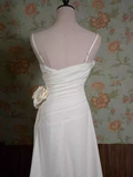 Niulatu Mermaid Straps White Long Wedding Dresses HZ1110