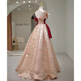 Niulatu A line Sweetheart Satin Long Prom Dress HZ1110