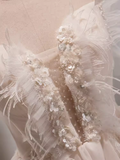 Niulatu Ball Gown Off The Shoulder White Tulle Birthday Outfits Homecoming Dress HZ1110