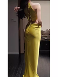 Niulatu Sheath Scoop Neckline Long Prom Dresses HZ1110