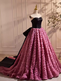 Niulatu A Line Sweetheart Sleeveless Lace Long Prom Dress HZ1110