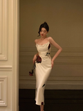 Sexy Sheath Spaghetti Straps White 21st Birthday Dress Party Gown Birthday Outfits Birthday Dress Ideas For Women HZ1214