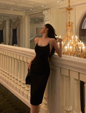 Sexy Sheath Spaghetti Straps Black 21st Birthday Dress Party Gown Birthday Outfits Birthday Dress Ideas For Women HZ1214