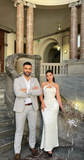 Niulatu Mermaid Sleeveless Prom Dress Stunning Evening Gown HZ1007
