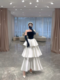 Niulatu A-line Multi-layered Evening Dress Evening Party Dress HZ1007