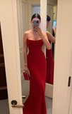 Niulatu Strapless Mermaid Long Evening Dress Formal Gown HZ1007
