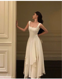 Niulatu Elegant Irregular Hem Long Prom Dress HZ0113