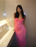 Niulatu Ombre Navy Blue Long Chiffon Prom Dress HZ0113