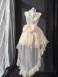 Niulatu Ball Gown Sweetheart Ivory Short Birthday Dresses Birthday Outfits SD464