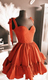 Fancy Short Hoco Dresses Ball Gown Spaghetti Straps Short Mini Formal 8th Grade Homecoming Dresses Summer Middle School Homecoming Outfits HZ1214