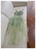 Cute A Line Straps Mint Green Tulle Formal 8th Grade Homecoming Dresses Summer Middle School Hoco Dress Homecoming Outfits HZ1214