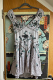 Vintage A line V Neck Light Gray Chiffon Formal 8th Grade Homecoming Dress Summer Middle School Hoco Dresses Birthday Outfits HZ1214