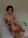 Simple Sheath Spaghetti Straps Satin Mini Short Formal 8th Grade Homecoming Dresses Summer Middle School Hoco Dress Homecoming Outfits HZ1214