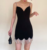Sexy Sheath Spaghetti Straps Black Satin Mini Short Formal 8th Grade Homecoming Dresses Summer Middle School Hoco Dress Homecoming Outfits HZ1214