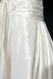 Unique Bridal Gown Mermaid Strapless Lace Sleeveless White 50s Wedding Dresses Modest Bridal Gowns HZ1214