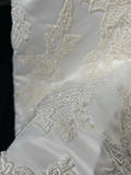 Vintage Bridal Gown 1960s A Line V Neck Short Sleeves Lace Pearls Long White 90s Wedding Dresses Elegant Bridal Gowns HZ1214