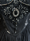 Vintage Ball Gown Spaghetti Straps Black Tulle Mini Short Formal 8th Grade Homecoming Dresses Summer Middle School Hoco Dress Homecoming Outfits Birthday Outfit HZ1214