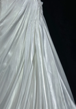 Classic Elegant Wedding Gown Mermaid One Shoulder Long White Satin 70s Wedding Dresses Vintage Bridal Gowns HZ1214
