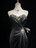 Vintage Sheath Sweetheart Black Satin Mini Short Formal 8th Grade Homecoming Dresses Summer Middle School Hoco Dress 20th Birthday Outfits HZ1214