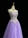 Vintage Ball Gown Sweetheart Lilac Tulle Lace Formal 8th Grade Homecoming Dresses Summer Middle School Hoco Dress 20th Birthday Outfits HZ1214