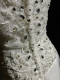 Unique Bridal Dress A Line V Neck White Tulle Long 90s Wedding Dresses Vintage Bride Dress Bridal Gowns HZ1214