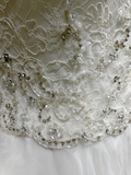 Unique Bridal Dress A Line Spaghetti Straps White Lace Long 90s Wedding Dresses Vintage Bride Dress Bridal Gowns HZ1214
