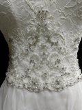Unique Bridal Dress A Line Spaghetti Straps White Lace Long 90s Wedding Dresses Vintage Bride Dress Bridal Gowns HZ1214