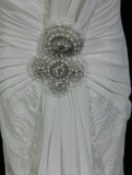 Unique Bridal Dress Mermaid One Shoulder Chiffon White Lace Wedding Dress With Beads 90s Wedding Dresses Vintage Bride Dress Bridal Gowns HZ1214