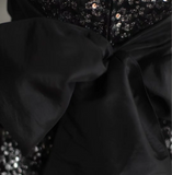 Retro A Line Halter Sequin Black Mini Short Formal 8th Grade Homecoming Dresses Summer Middle School Hoco Dress 18th Birthday Outfits HZ1214