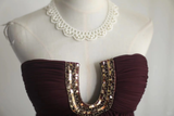 Retro A line Strapless Burgundy Chiffon Mini Short Formal 8th Grade Homecoming Dresses Summer Middle School Hoco Dress 16th Birthday Outfits HZ1214
