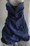 Retro Ball Gown Sweetheart Royal Blue Taffeta Mini Short Formal 8th Grade Homecoming Dresses Summer Middle School Hoco Dress 16th Birthday Outfits HZ1214